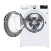 LG White Front Load Steam Washer