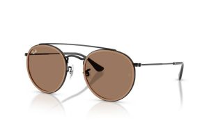 Rounded Sunglass Brown Color